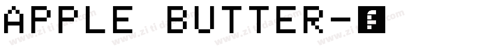 Apple Butter字体转换